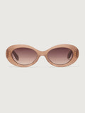 Bethnall Oval Sunglasses in Cocoa Taupe