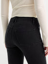 Soft Tech Good Legs Crop Mini Boot Jeans in Black442