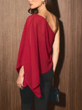 On The Other Hand Blouse in Crimson