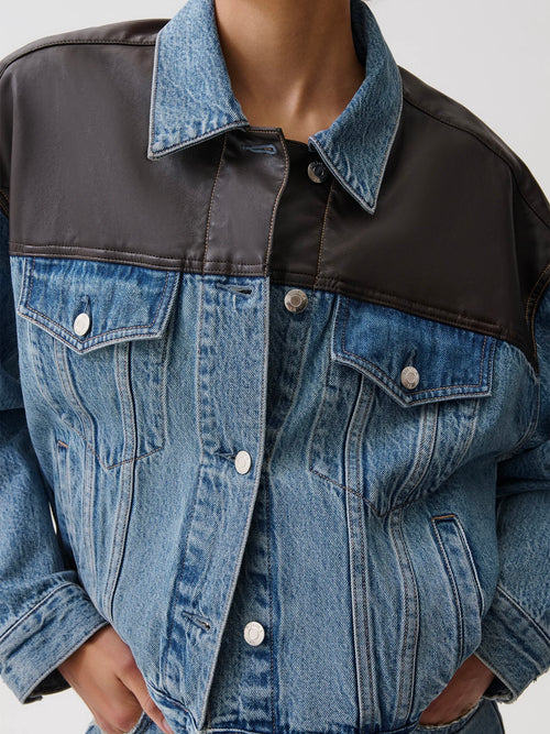 Harley Trucker Jacket in Metropolis