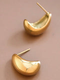Gold Teardrop Studs