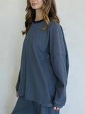 Levi Top in Navy Stripe