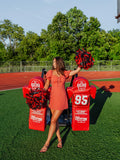 Pretty In Polka Dots Dress in Red