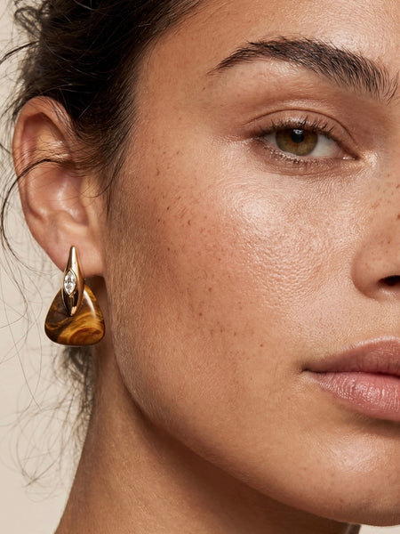 Tiger's Eye Solstice Earrings