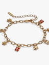 Snowflakes & Presents Multi Charm Bracelet