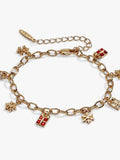 Snowflakes & Presents Multi Charm Bracelet