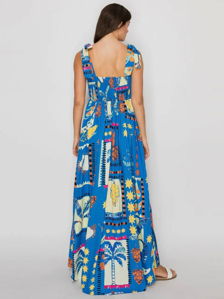 Best In Brazil Maxi Dress in Blue