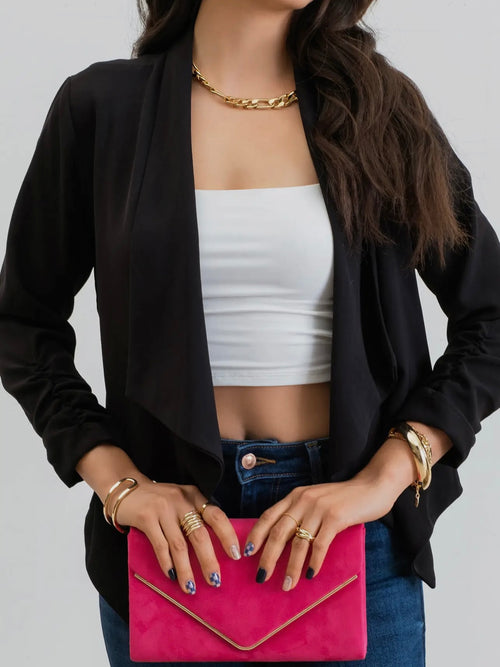 Ask The Boss Blazer in Black