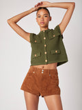 Smooth Sailing Vest in Olive