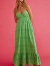 Ruthie Dress in Palm Eyelet