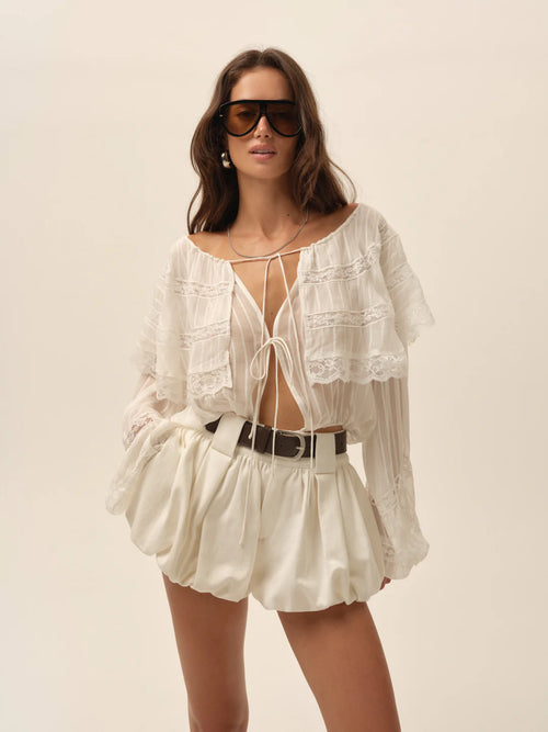 Horizon Blouse in White
