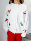 Holiday Cheer Sweater in Cream
