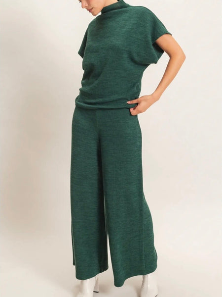 Knit With It Set in Dark Green