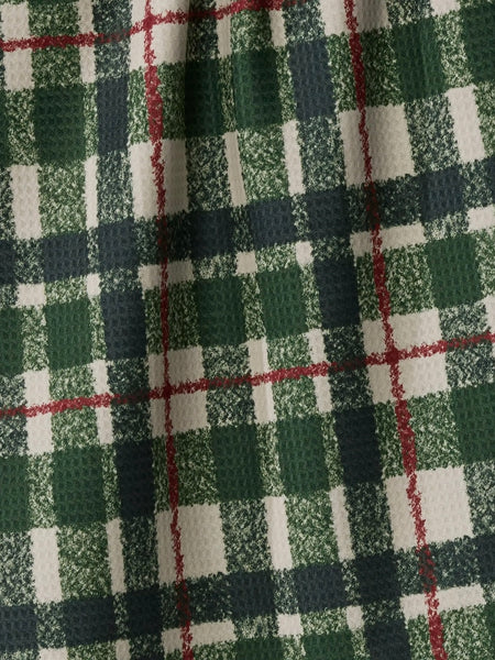 Juniper Plaid Luxe Kitchen Towel