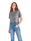 Cressa Sequin Top in Grey