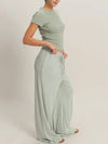 Wild Wide Leg Pant in Sage