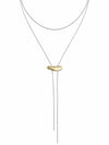 Two Tone Bolo Necklace