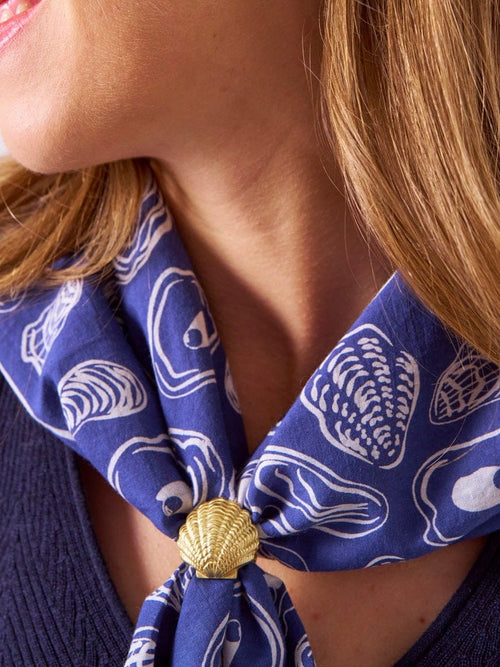 Harper Shell Bandana Ring