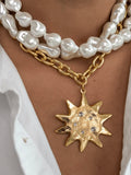 Gilded Sun Necklace