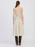 Rosalia Top in Ivory & Olive
