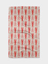 Lobster Stripe Tea Towel