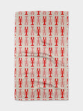 Lobster Stripe Tea Towel