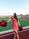 Pretty In Polka Dots Dress in Red