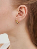 Larkspur Huggie Earrings
