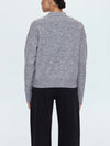 Aura Sweater in Charcoal Diamonte