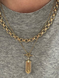 Galaxy Pendant Necklace in Golden