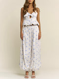 Claudia Embroidered Top in White