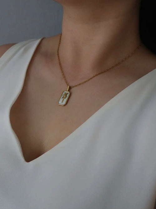Palm Tree Necklace