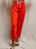 Jamaica Beach Fleece Pant in Tomato