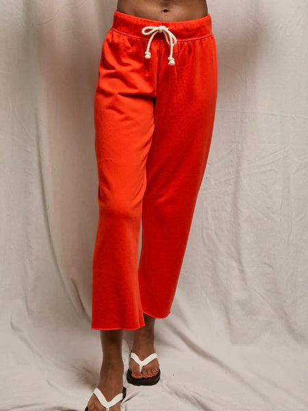 Jamaica Beach Fleece Pant in Tomato