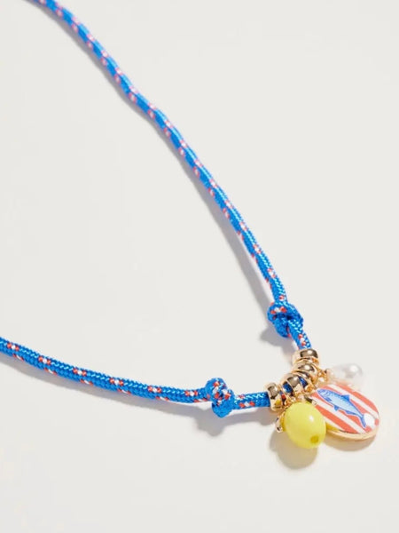 Lemons Charms Cord Necklace
