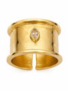Ela Gold CZ Ring