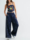Beautiful Blooms Set in Navy