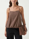 Bubble Burster Cami in Cocoa Dust