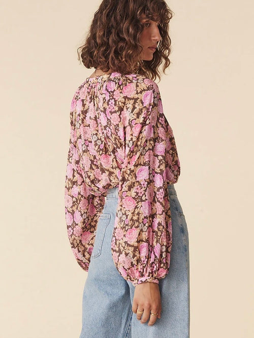 Enchanted Wood Blouse in Rose