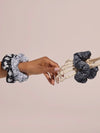 Cloud Scrunchies 3pc in Spiderweb