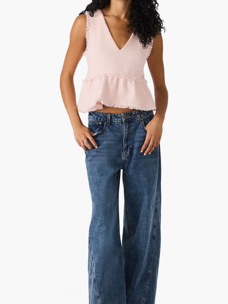 Camilla Top in Pastel Lilac