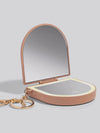 Terracotta Compact Mirror Keychain