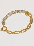Benson Rhinestone Chain Bracelet