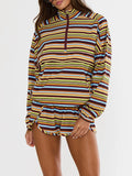 Vespera Top in Paradise Stripe
