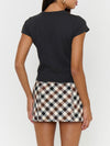 Gia Mini Skort in Spiced Plaid