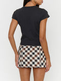 Gia Mini Skort in Spiced Plaid