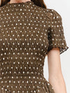 On The Spot Mini Dress in Brown