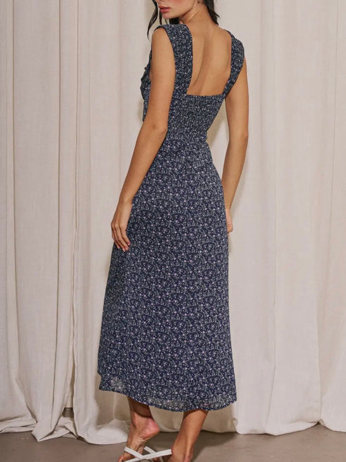 Deep Blue Sea Maxi Dress in Navy