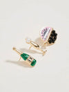 Champagne Caviar Brooch Pins Set