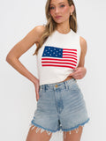 Milo Tank in Flag Knit